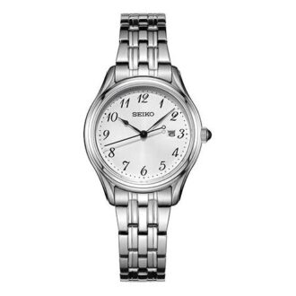 Αδιάβροχο ρολόι Quartz Ασημί/Λευκό