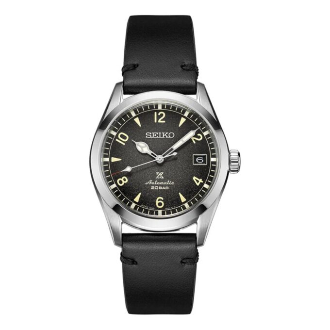 Αναλογικό ρολόι Seiko Prospex Alpinist «Μαύρο-Ασημί»