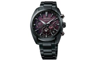 ASTRON Astron GPS Solar Dual-Time 42,7 mm Περιορισμένη έκδοση Μαύρο/Μωβ