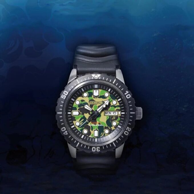 BAPE X Seiko ΜΗΧΑΝΙΚΟ ΡΟΛΟΙ ΚΑΤΑΔΥΤΩΝ Crossover