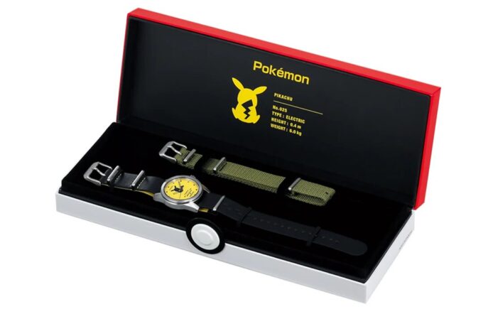 Περιορισμένη έκδοση ρολογιού Pokémon Pikachu Crossover Κίτρινο Μαύρο