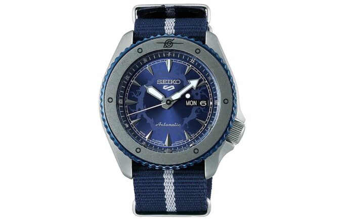 Ρολόι Naruto Series Limited Crossover Mechanical Navy Blue