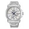 Ρολόι Premier Series Casual Business Waterproof Quartz με λευκό καντράν και ατσάλινο λουράκι