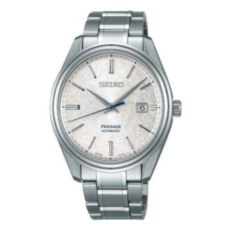 Ρολόι Presage Series 41mm περιορισμένης έκδοσης, εξαιρετικά λεπτό, μηχανικό, με δερμάτινο λουράκι, ρετρό, επαγγελματικό