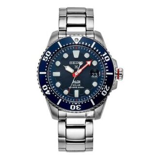 Seiko X PADI Eco Drive Ασημί/Μπλε