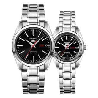 Unisex Mechanical Μαύρο/Ασημί SNKL45J1+SYMK17J1
