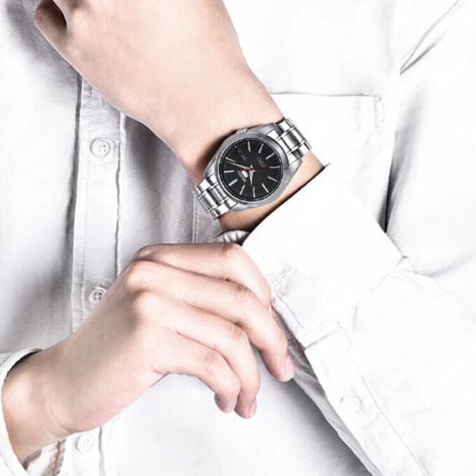 Unisex Mechanical Μαύρο/Ασημί SNKL45J1+SYMK17J1